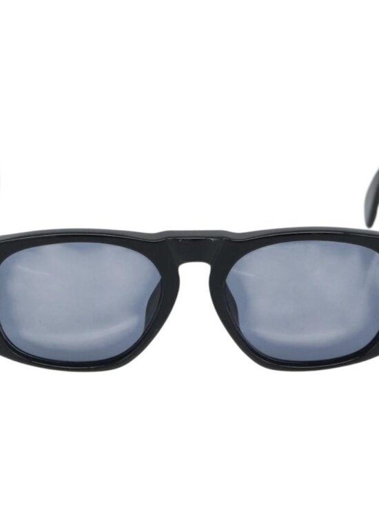 CHANEL Sunglasses Plastic Black Gold CC Auth bs35953 main image 4